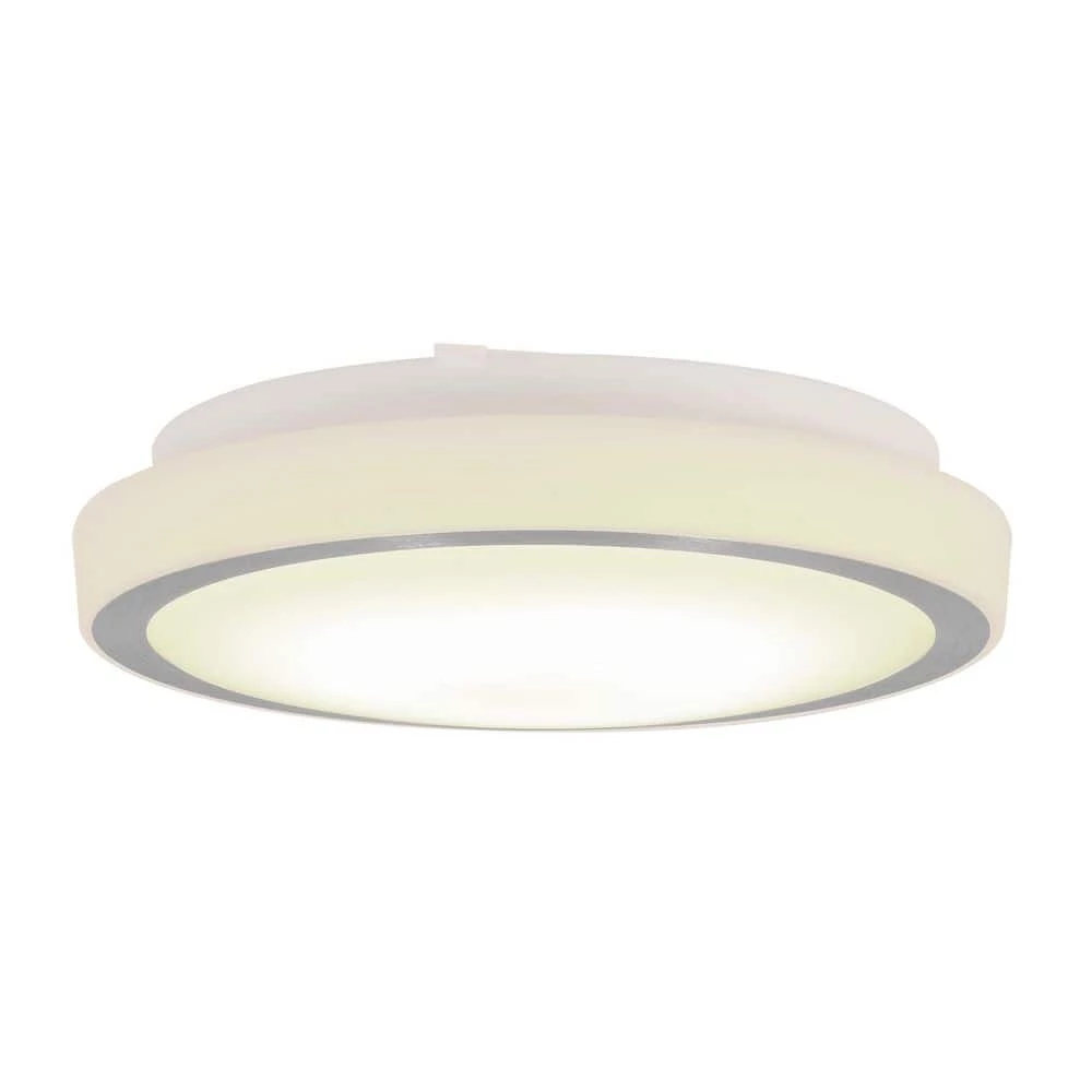 Pluto 13 in. 1-Light White Smart Selectable Programmable LED Modern Flush Mount Ceiling Light for Bedroom and Hallway by Artika 9 Pluto 13 in. 1-Light White Smart Selectable Programmable LED Modern Flush Mount Ceiling Light for Bedroom and Hallway by Artika - Image 7
