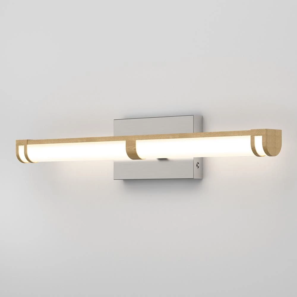 Koben 27 in. 1-Light Brushed Nickel LED Modern Bath Vanity Light Bar for Bathroom by Artika 7 Koben 27 in. 1-Light Brushed Nickel LED Modern Bath Vanity Light Bar for Bathroom by Artika - Image 5