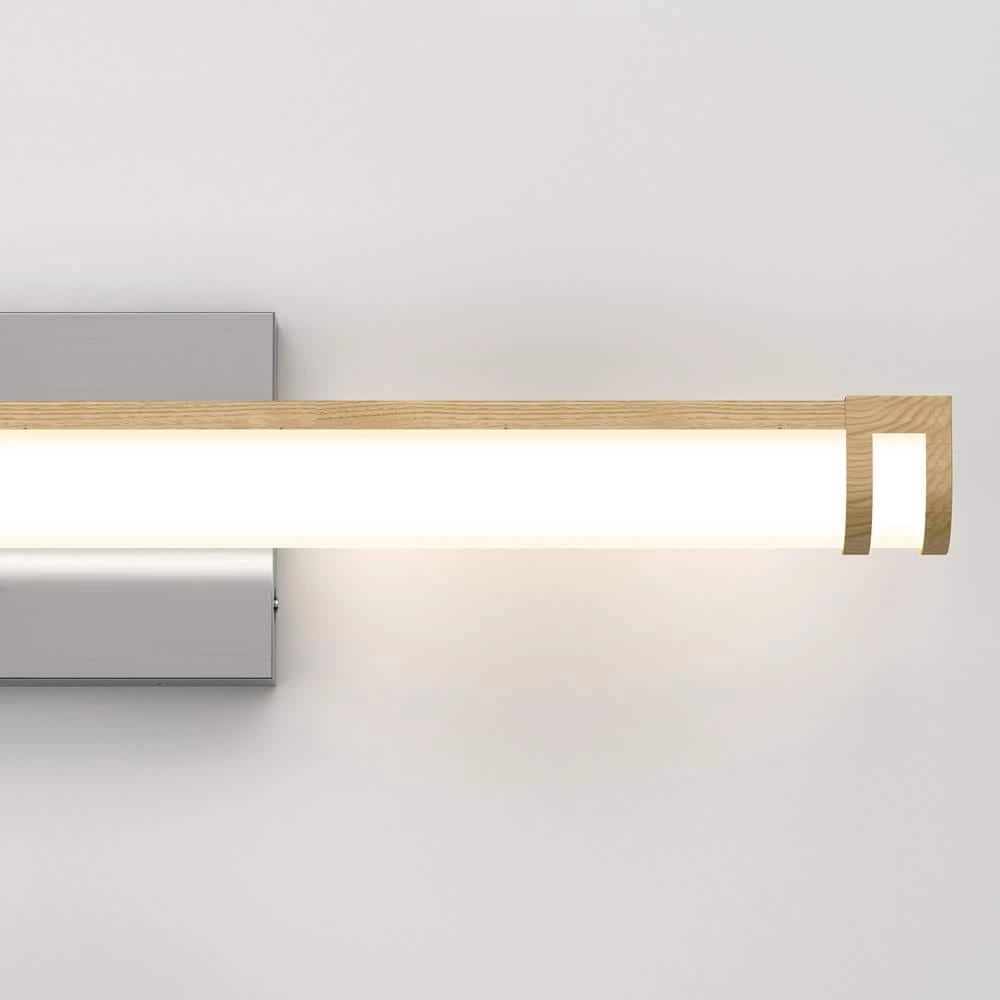 Koben 27 in. 1-Light Brushed Nickel LED Modern Bath Vanity Light Bar for Bathroom by Artika 9 Koben 27 in. 1-Light Brushed Nickel LED Modern Bath Vanity Light Bar for Bathroom by Artika - Image 7