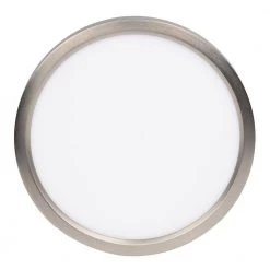 11 in. 15-Watt 1-Ceiling 1000 Lumens Light Dimmable Selectable LED Flush Mount, CRI 81 CCT 3000K by KINWELL -KINWELL shop brushed nickel kinwell flush mount lights cl040a 1 44 1000