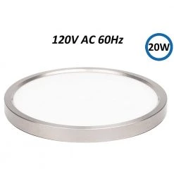 11 in. 15-Watt 1-Ceiling 1000 Lumens Light Dimmable Selectable LED Flush Mount, CRI 81 CCT 3000K by KINWELL -KINWELL shop brushed nickel kinwell flush mount lights cl040a 1 c3 1000