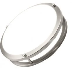 10 in. 16-Watt 1-Light Ceiling Double Ring Dimmable Selectable LED Flush Mount, CRI 80 1120 Lumens CCT 4000K by KINWELL