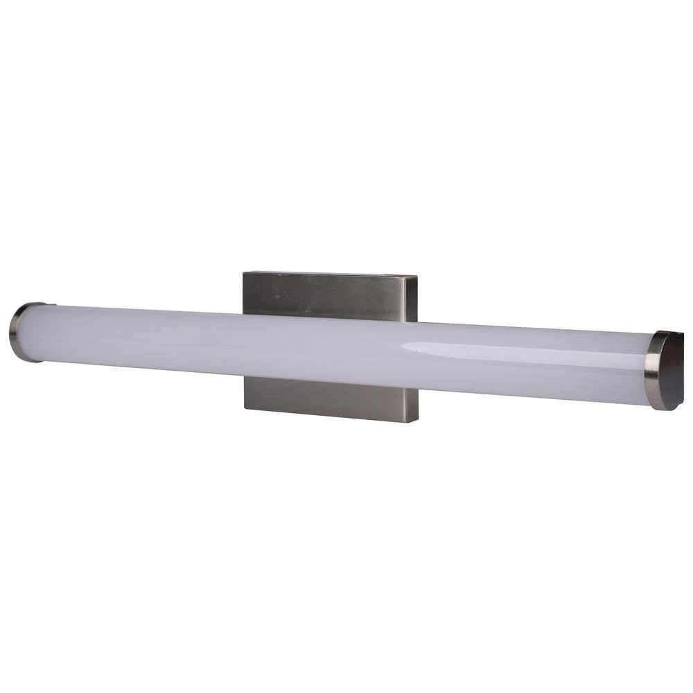 24 in. Brushed Nickel LED Bathroom Vanity Light Bar with Dimmable by KINWELL 4 24 in. Brushed Nickel LED Bathroom Vanity Light Bar with Dimmable by KINWELL - Image 2