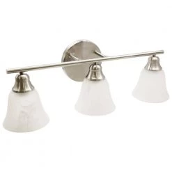24 in. 3-Lights Brushed Nickel LED Vanity Light Bar by KINWELL 9 24 in. 3-Lights Brushed Nickel LED Vanity Light Bar by KINWELL -KINWELL shop brushed nickel kinwell vanity lighting vt132400 bn 1 4f 1000