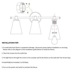 20 in. 3-Light Brushed Nickel LED Vanity Light with Glass Shade by KINWELL 10 20 in. 3-Light Brushed Nickel LED Vanity Light with Glass Shade by KINWELL -KINWELL shop brushed nickel kinwell vanity lighting vt332000 bn 44 1000