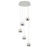Oracle 22-Watt Integrated LED 5-Light Chrome Modern Hanging Pendant Light Chandelier for Kitchen and Staircase by Artika 2 Oracle 22-Watt Integrated LED 5-Light Chrome Modern Hanging Pendant Light Chandelier for Kitchen and Staircase by Artika -KINWELL shop chrome artika chandeliers ora5l hd2 64 1000