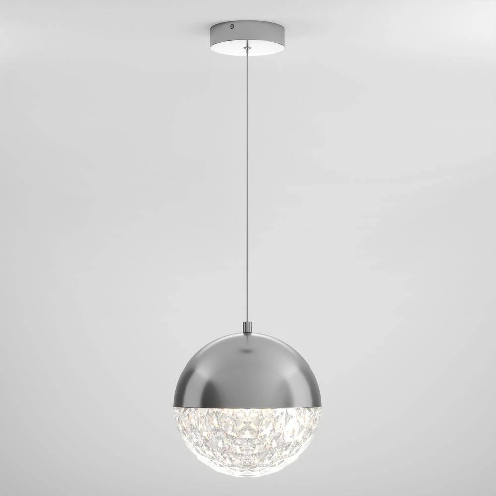 Carat Ball 15-Watt Integrated LED Chrome Pendant by Artika 8 Carat Ball 15-Watt Integrated LED Chrome Pendant by Artika - Image 6