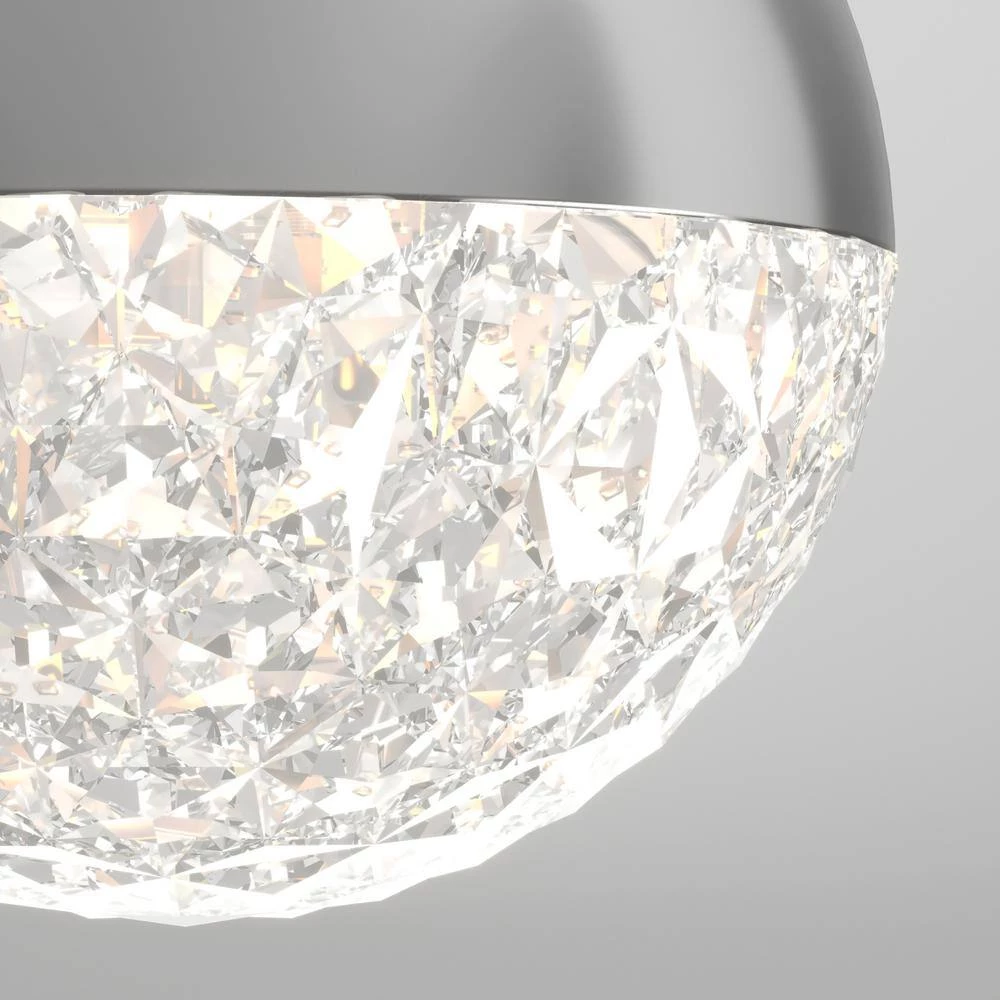 Carat Ball 15-Watt Integrated LED Chrome Pendant by Artika 11 Carat Ball 15-Watt Integrated LED Chrome Pendant by Artika - Image 9