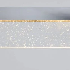 Essence Bar 28-Watt Integrated LED Chrome Modern Island Light Hanging Pendant Light Chandelier for Kitchen Dining Room by Artika -KINWELL shop chrome artika chandeliers pdt eb 4f 1000