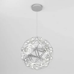 Elden Big 23-Watt 1-Light Chrome Integrated LED Hanging Pendant Light by Artika 15 Elden Big 23-Watt 1-Light Chrome Integrated LED Hanging Pendant Light by Artika -KINWELL shop chrome artika chandeliers pdt el hd2cr 1f 1000