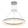 Famous Optical 25-Watt Integrated LED Chrome Modern Hanging Pendant Light Crystal Chandelier for Kitchen Dining Room by Artika -KINWELL shop chrome artika chandeliers pdt fo cr 64 1000