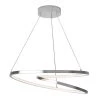 Salto 26-Watt Integrated LED Chrome Modern Hanging Pendant Light Chandelier for Living Room by Artika 1 Salto 26-Watt Integrated LED Chrome Modern Hanging Pendant Light Chandelier for Living Room by Artika -KINWELL shop chrome artika chandeliers pdt sac cr 64 1000