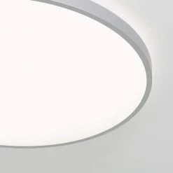 Europa 21 in. 1-Light Modern Chrome Selectable LED Flush Mount Ceiling Light for Hallway by Artika -KINWELL shop chrome artika flush mount lights cl err hd2 44 1000