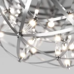 Elden 13 in. 1-Light Chrome Modern LED Flush Mount Ceiling Light by Artika 17 Elden 13 in. 1-Light Chrome Modern LED Flush Mount Ceiling Light by Artika -KINWELL shop chrome artika flush mount lights fm el hd2cr 76 1000