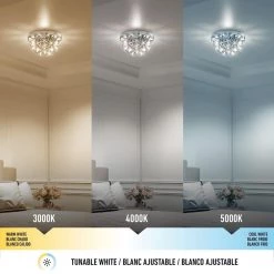 Elden 13 in. 1-Light Chrome Modern LED Flush Mount Ceiling Light by Artika 12 Elden 13 in. 1-Light Chrome Modern LED Flush Mount Ceiling Light by Artika -KINWELL shop chrome artika flush mount lights fm el hd2cr c3 1000