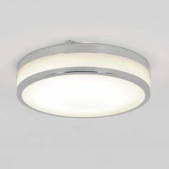 Luna 12 in. 1-Light Chrome Modern Integrated LED Flush Mount Ceiling Light for Bedroom and Hallway by Artika 13 Luna 12 in. 1-Light Chrome Modern Integrated LED Flush Mount Ceiling Light for Bedroom and Hallway by Artika -KINWELL shop chrome artika flush mount lights fm lun l1 1f 1000