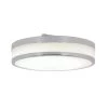 Luna 12 in. 1-Light Chrome Modern Integrated LED Flush Mount Ceiling Light for Bedroom and Hallway by Artika -KINWELL shop chrome artika flush mount lights fm lun l1 64 1000