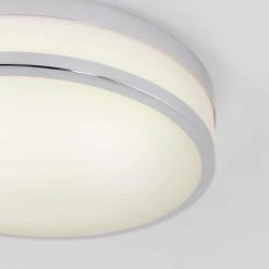 Luna 12 in. 1-Light Chrome Modern Integrated LED Flush Mount Ceiling Light for Bedroom and Hallway by Artika 15 Luna 12 in. 1-Light Chrome Modern Integrated LED Flush Mount Ceiling Light for Bedroom and Hallway by Artika -KINWELL shop chrome artika flush mount lights fm lun l1 fa 1000