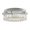 Celebrity 13.8 in. Modern Crystal Chrome LED Semi-Flush Mount Ceiling Light Chandelier for Hallway and Bedroom by Artika 1 Celebrity 13.8 in. Modern Crystal Chrome LED Semi-Flush Mount Ceiling Light Chandelier for Hallway and Bedroom by Artika -KINWELL shop chrome artika flush mount lights fmgl c1 64 1000
