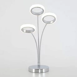 Optical 22 in. Chrome Modern Dimming Table Lamp for Living Room by Artika 12 Optical 22 in. Chrome Modern Dimming Table Lamp for Living Room by Artika -KINWELL shop chrome artika lamp bases tl op ccr 1f 1000