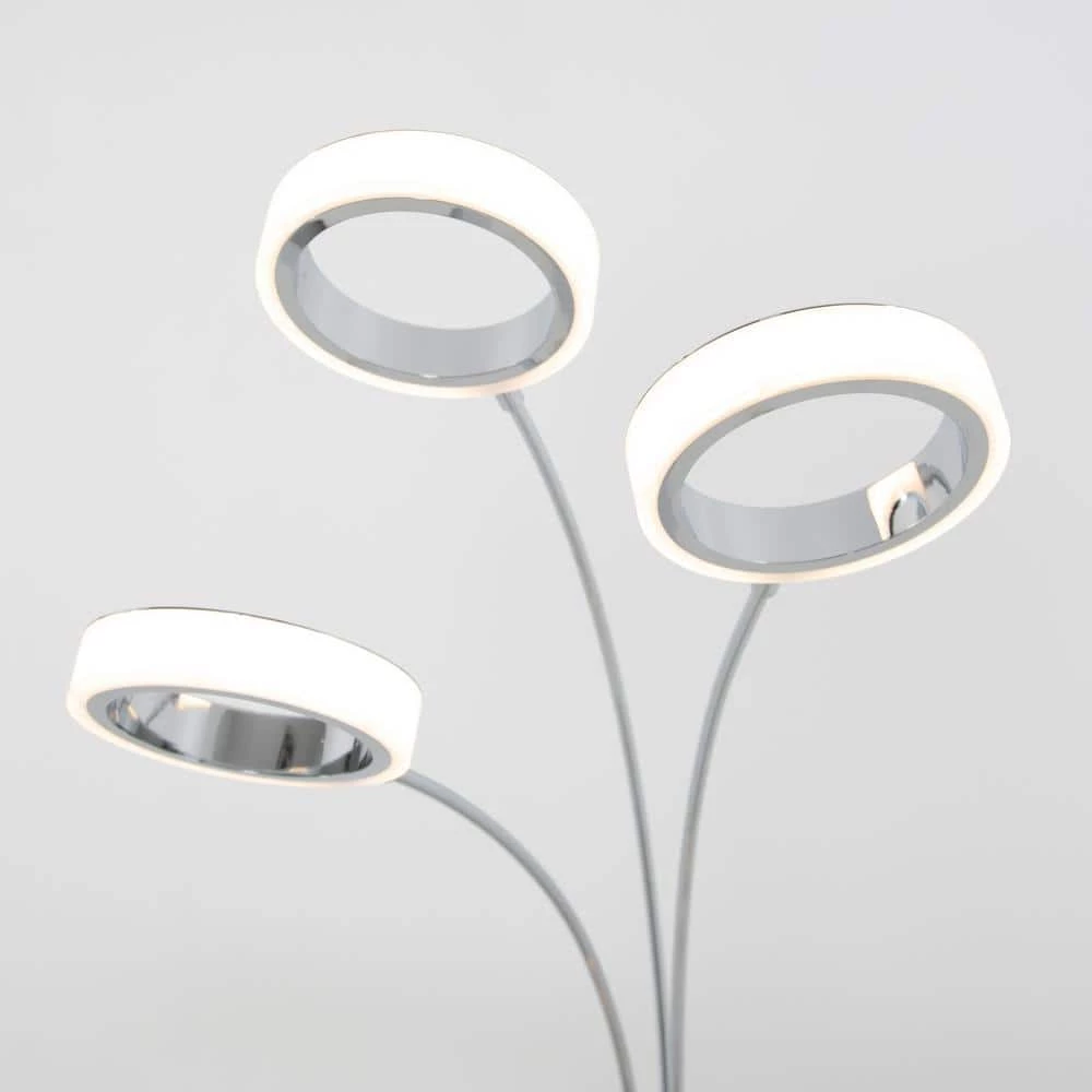 Optical 22 in. Chrome Modern Dimming Table Lamp for Living Room by Artika 8 Optical 22 in. Chrome Modern Dimming Table Lamp for Living Room by Artika - Image 6