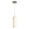Subway Round 12-Watt Integrated LED Chrome Modern Hanging Mini Pendant Light for Kitchen Island by Artika -KINWELL shop chrome artika pendant lights pdt 1sub hd cr 64 1000