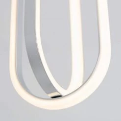 Arlo 24-Watt Integrated LED Chrome Modern Hanging Mini Pendant Light for Kitchen Island by Artika -KINWELL shop chrome artika pendant lights pdt1 ar 44 1000