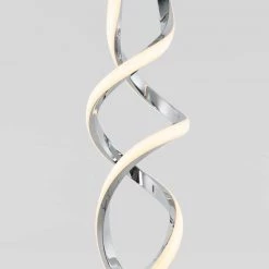 Swirl 13-Watt Integrated LED Chrome Modern Hanging Mini Pendant Light for Kitchen Island by Artika -KINWELL shop chrome artika pendant lights pdt1 swr 1f 1000