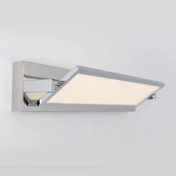 Reflection 27 in. 1-Light Chrome LED Modern Bath Vanity Light Bar for Bathroom with Tiltable Diffuser by Artika -KINWELL shop chrome artika vanity lighting van fp 1f 1000