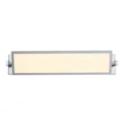 Reflection 27 in. 1-Light Chrome LED Modern Bath Vanity Light Bar for Bathroom with Tiltable Diffuser by Artika