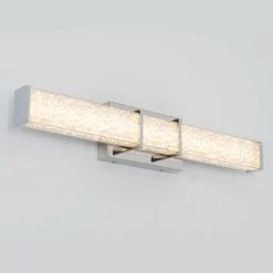 Riviera 27 in. 1-Light Chrome LED Modern Bath Vanity Light Bar for Bathroom by Artika 12 Riviera 27 in. 1-Light Chrome LED Modern Bath Vanity Light Bar for Bathroom by Artika -KINWELL shop chrome artika vanity lighting van riv 1f 1000
