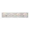 Oracle 27 in. 4-Light Chrome LED Modern Bath Vanity Light Bar with CCT for Bathroom by Artika -KINWELL shop chrome artika vanity lighting van4 orc hd2cr 64 1000