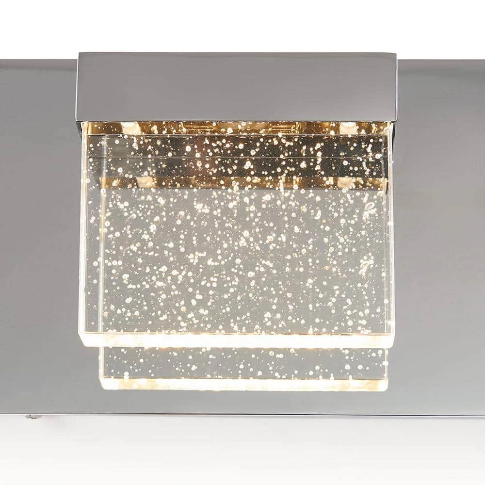 Essence Bubble Cube 24 in. 4-Light Chrome LED Modern Bath Vanity Light Bar for Bathroom by Artika 8 Essence Bubble Cube 24 in. 4-Light Chrome LED Modern Bath Vanity Light Bar for Bathroom by Artika - Image 6