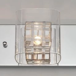 Metropolitan 31 in. 4-Light Chrome Modern Bath Vanity Light Bar for Bathroom by Artika -KINWELL shop chrome artika vanity lighting van4m hd1 c3 1000