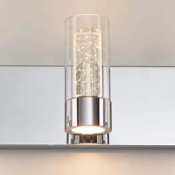 Essence 27 in. 4-Light Chrome LED Modern Bath Vanity Light Bar for Bathroom by Artika -KINWELL shop chrome artika vanity lighting van4ra hd2cr 1f 1000