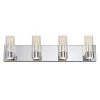 Essence 27 in. 4-Light Chrome LED Modern Bath Vanity Light Bar for Bathroom by Artika