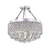 Modern 4-Light Chrome Finish Chandelier with Glass Shades by KINWELL -KINWELL shop chrome kinwell chandeliers bsc gs002 64 1000