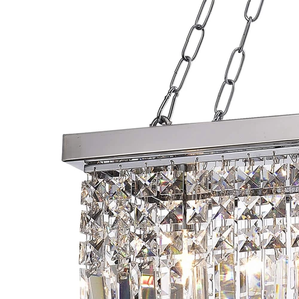 Modern 5-Light Chrome Chandelier by KINWELL 6 Modern 5-Light Chrome Chandelier by KINWELL - Image 4