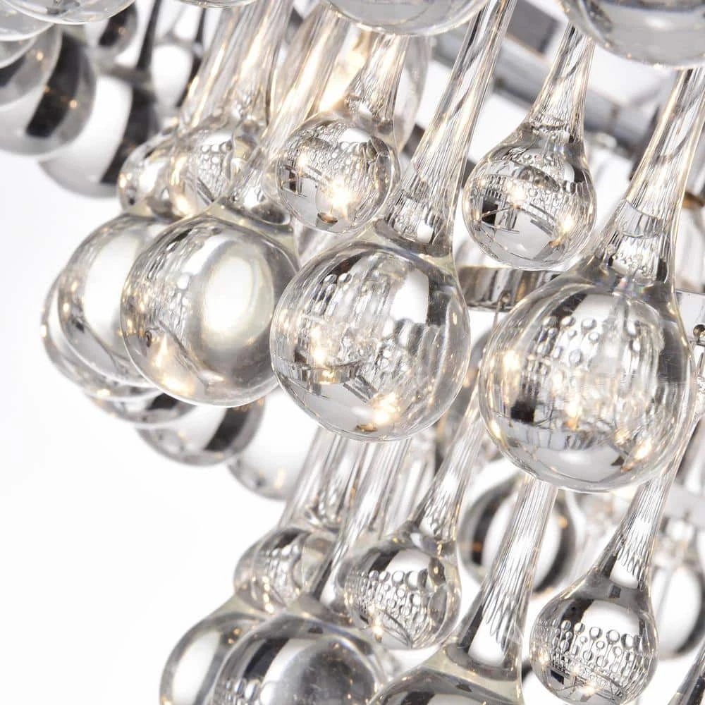 Contemporary 5-Light Chrome Chandelier by KINWELL 5 Contemporary 5-Light Chrome Chandelier by KINWELL - Image 3