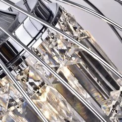 Contemporary 13.4 in. 3-Light Chrome Semi-Flush Mount by KINWELL 12 Contemporary 13.4 in. 3-Light Chrome Semi-Flush Mount by KINWELL -KINWELL shop chrome kinwell flush mount lights bsc gs010 sr 44 1000