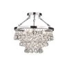 Contemporary 16.1 in. 5-Light Chrome Semi-Flush Mount by KINWELL -KINWELL shop chrome kinwell flush mount lights bsc gs015 sr 64 1000