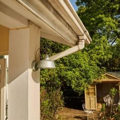 1-Light Galvanized Not Solar Outdoor Wall Lantern Sconce (2-Pack) by Pia Ricco 15 1-Light Galvanized Not Solar Outdoor Wall Lantern Sconce (2-Pack) by Pia Ricco -KINWELL shop galvanized pia ricco outdoor sconces 1jay 18271gd 2pk fa 1000