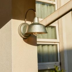 1- Light Galvanized Outdoor Wall Lantern Sconce by Pia Ricco 11 1- Light Galvanized Outdoor Wall Lantern Sconce by Pia Ricco -KINWELL shop galvanized pia ricco outdoor sconces 1jay 18271gd 31 1000