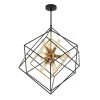 Imperium 9-Light Gold Sputnik Geometric Modern Industrial Caged Chandelier for Dining Room by Artika -KINWELL shop gold artika chandeliers chmp rn 64 1000