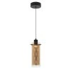 Oxion 1-Light Integrated LED Gold Shaded Modern Hanging Mini Pendant Light for Kitchen Island by Artika