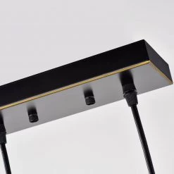 3-Light Matte Black Dimmable Industrial Kitchen Island Pendant with Shade by Jushua -KINWELL shop matte black jushua chandeliers gol a60001 1f 1000