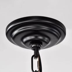 4-Light Wood Texture and Matte Black Indoor Pendant Steel and Electrical Components by Jushua 12 4-Light Wood Texture and Matte Black Indoor Pendant Steel and Electrical Components by Jushua -KINWELL shop matte black jushua chandeliers gol a60005 1f 1000