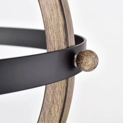 4-Light Wood Texture and Matte Black Indoor Pendant Steel and Electrical Components by Jushua 14 4-Light Wood Texture and Matte Black Indoor Pendant Steel and Electrical Components by Jushua -KINWELL shop matte black jushua chandeliers gol a60005 fa 1000