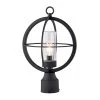 1-Light Matte Black Outdoor Post Light Sconce Metal with Clear Glass by Jushua 2 1-Light Matte Black Outdoor Post Light Sconce Metal with Clear Glass by Jushua -KINWELL shop matte black jushua post lanterns sd cy ca1912 p 64 1000
