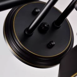 3-Lights Matte Black Indoor Wall Sconce Steel and Electrical Components by Jushua -KINWELL shop matte black jushua wall sconces go l a40005 44 1000